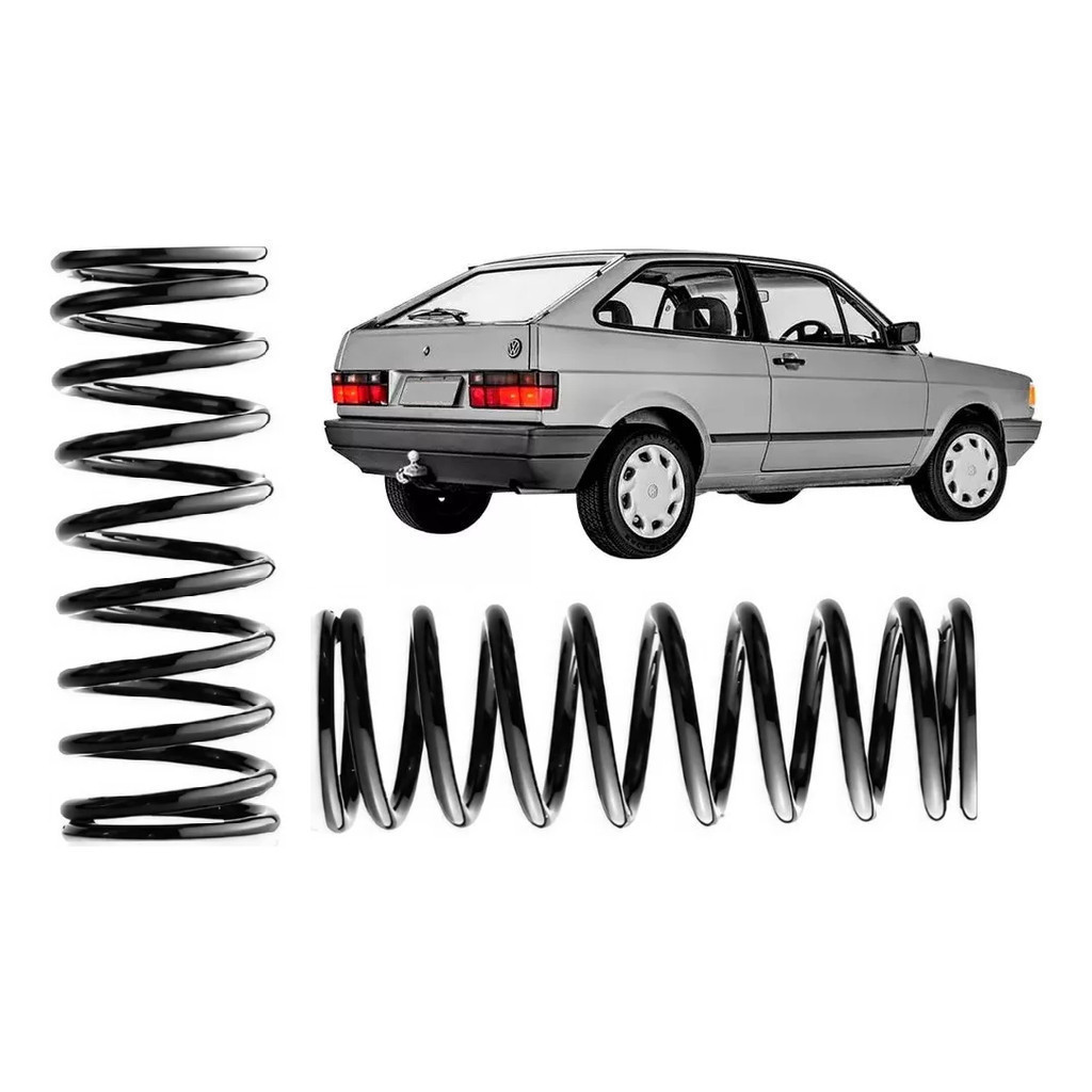 Par Mola Traseira Reforçada Gnv Gol Quadrado 1983 1984 1985 .,