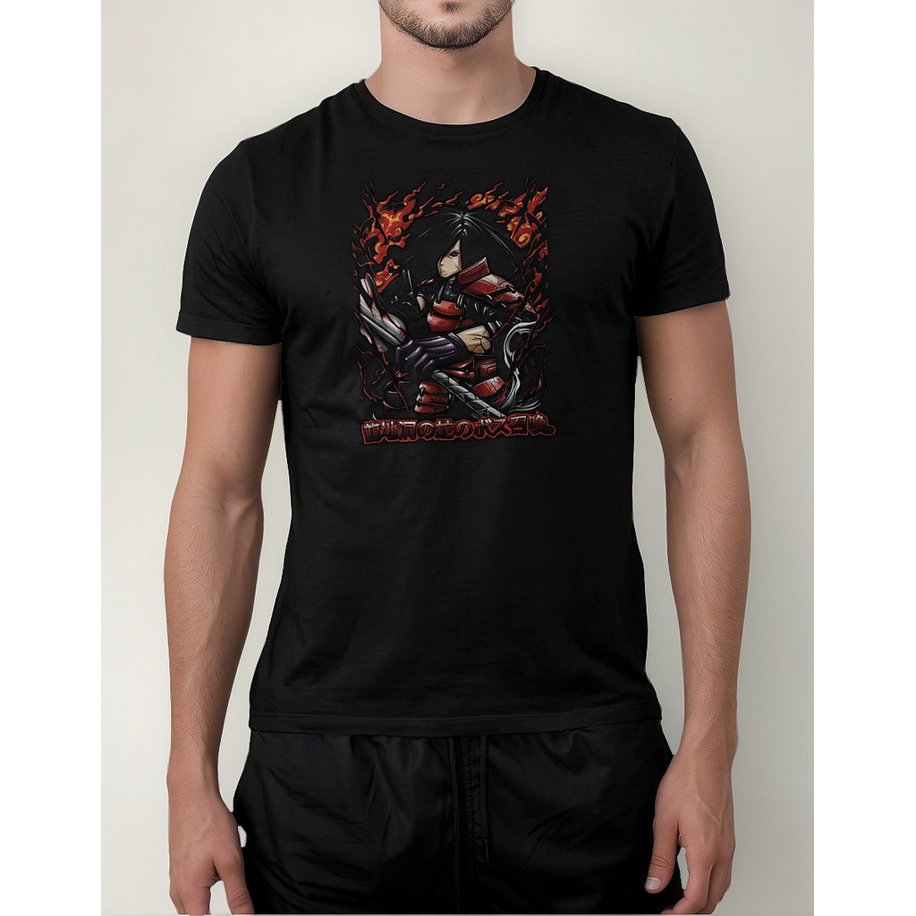 Camiseta Unissex Madara Uchiha Algodão Conforto Camisa Moda
