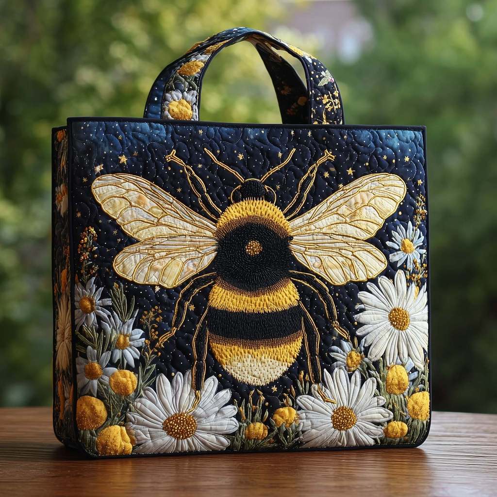 Bolsa Tote Acolchoada Bordada Mais Vendida de 2026, Bolsa de Mão da Moda, Bolsa Casual de Algodão