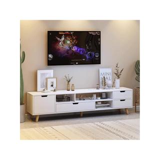 Armário de tv nórdico, mesa de centro, combinação moderna, simples, sala de estar, pequeno apartamento, baixo, pés de ma