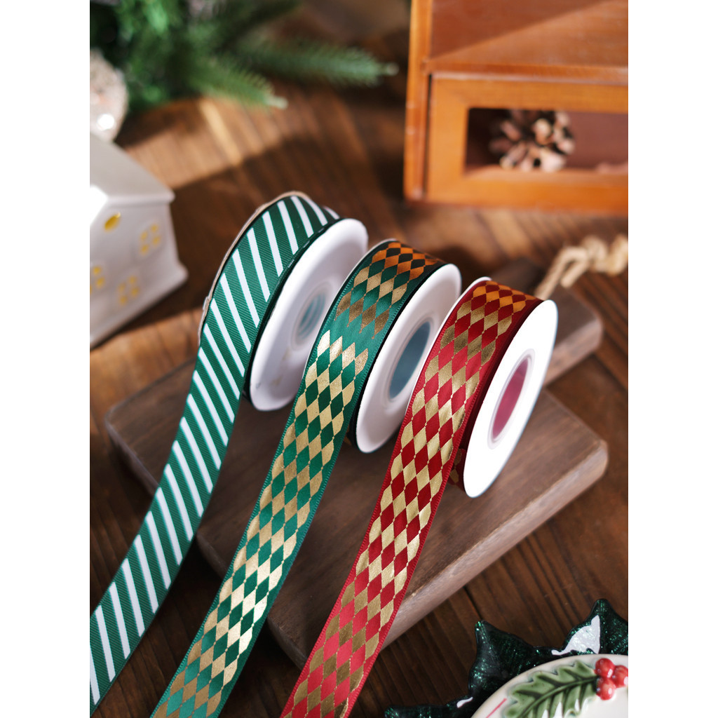 Ano novo decoração fita caixa de presente caixa de presente empacotado natal rendas cozimento caixa de presente decoraçã