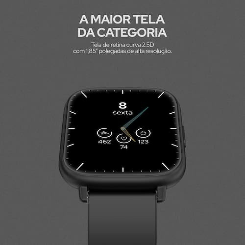 Smartwatch Geonav WB Tela 1,85 45mm 24 Modos Esportivos Fitness Tracker — imagem 2 de 2