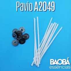Pavio A2049 (Grosso) - 10cm - Pcte 10 Unidades