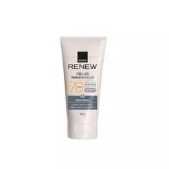 Protetor Solar Facial Avon com Protinol Renew FPS70 40g