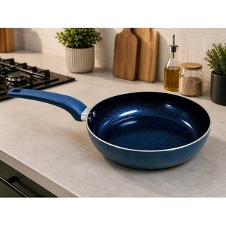 Frigideira Antiaderente cerâmica 24cm - Azul - 1 Frigideira Antiaderente cerâmica 24cm - Azul - 2 Frigideira Antiaderent