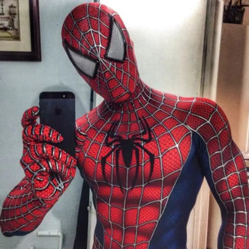 Aranha Remy Toby Homem cosplay Traje Clássico Zentai Bodysuit Adulto Criança Carnaval Festa Terno — imagem 2 de 2