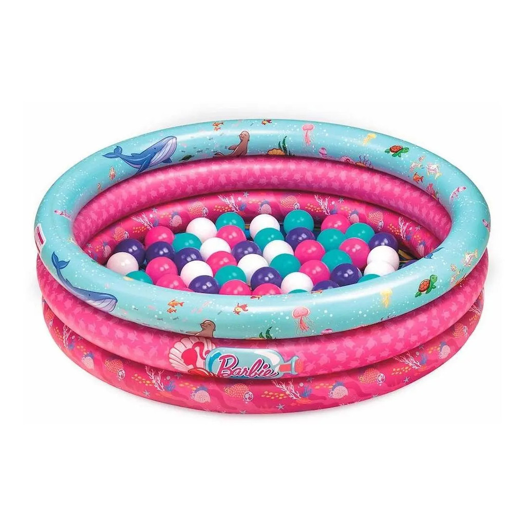 Piscina Inflável Barbie Com 25 Bolinhas Fun