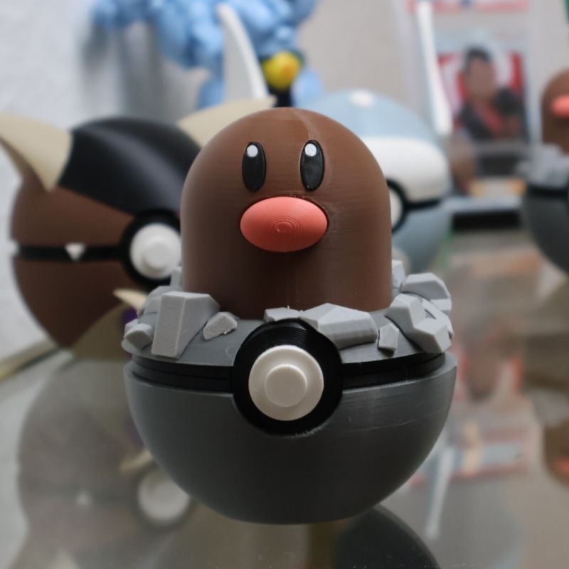 Produtos mais vendidos Gopher Diglett Modelo Híbrido Modelo Jogar Caverna de Alta Restração Pilha de Solo Modelagem Cole
