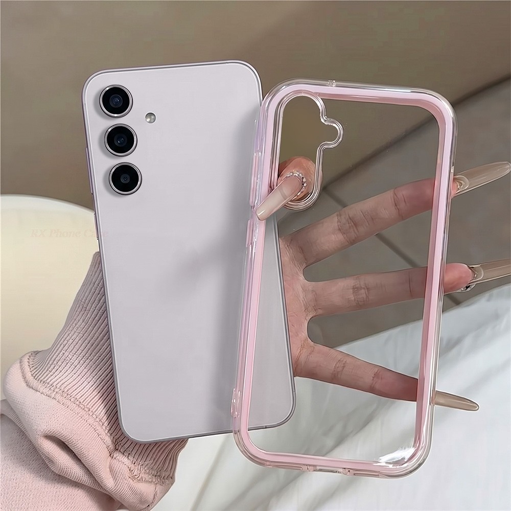 Para Samsung A57 A37 Capa De Telefone Galaxy A26 A06 A16 A56 A36 A07 A17 A25 A14 A15 A21S A22 A23 2 Em 1 Invólucro Macio