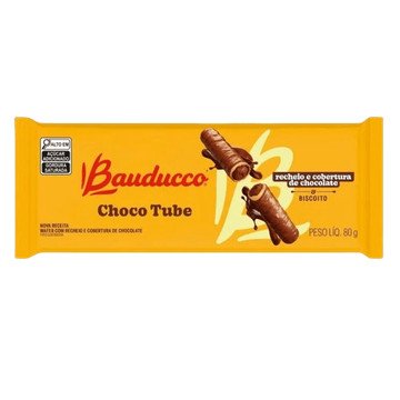Bauducco Wafer chocotube 80g