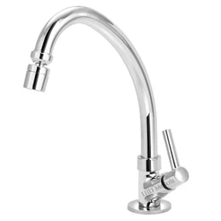 Torneira Cozinha Mesa Bica Movel Arejador Articulado 1/4v Agua Quente Fria Anti Respingo