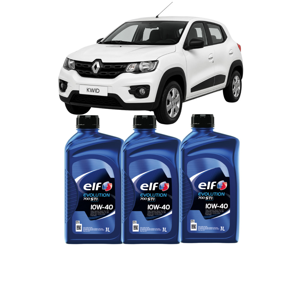 Kit Óleo Renault Kwid 1.0 10W40 ELF