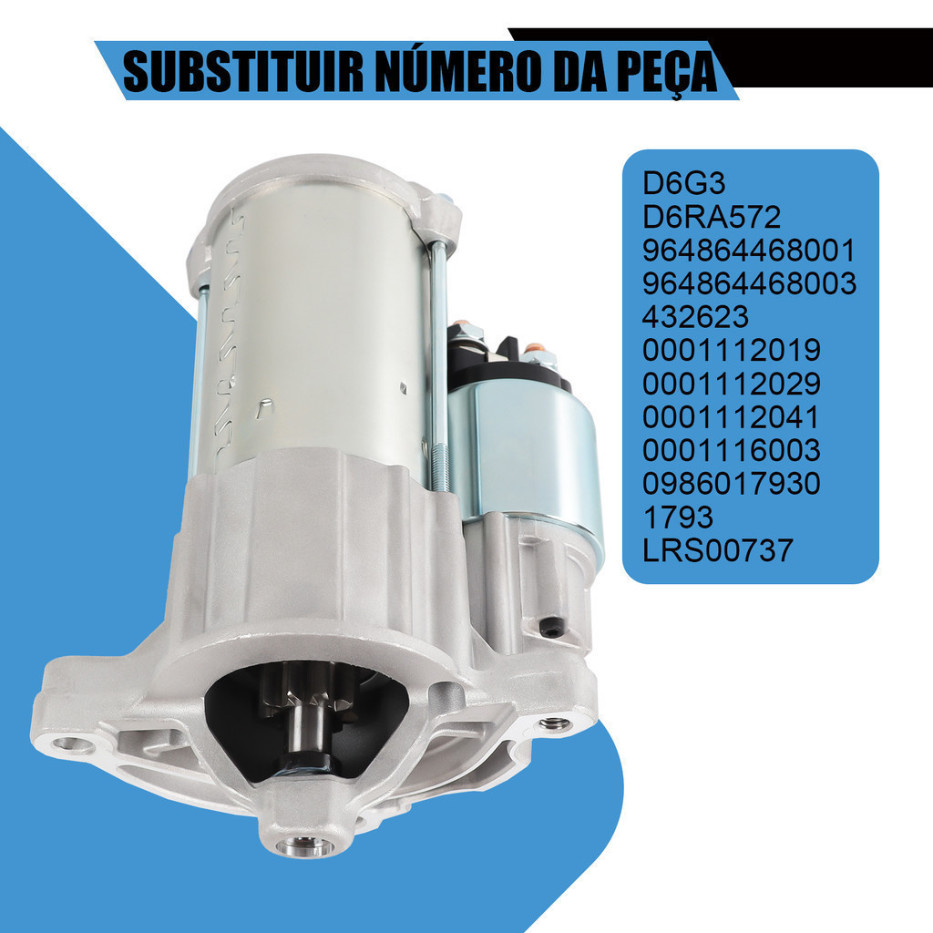 Motor De Partida Citroën C3 C4 Peugeot 206 207 306 307 Novo · foto 2