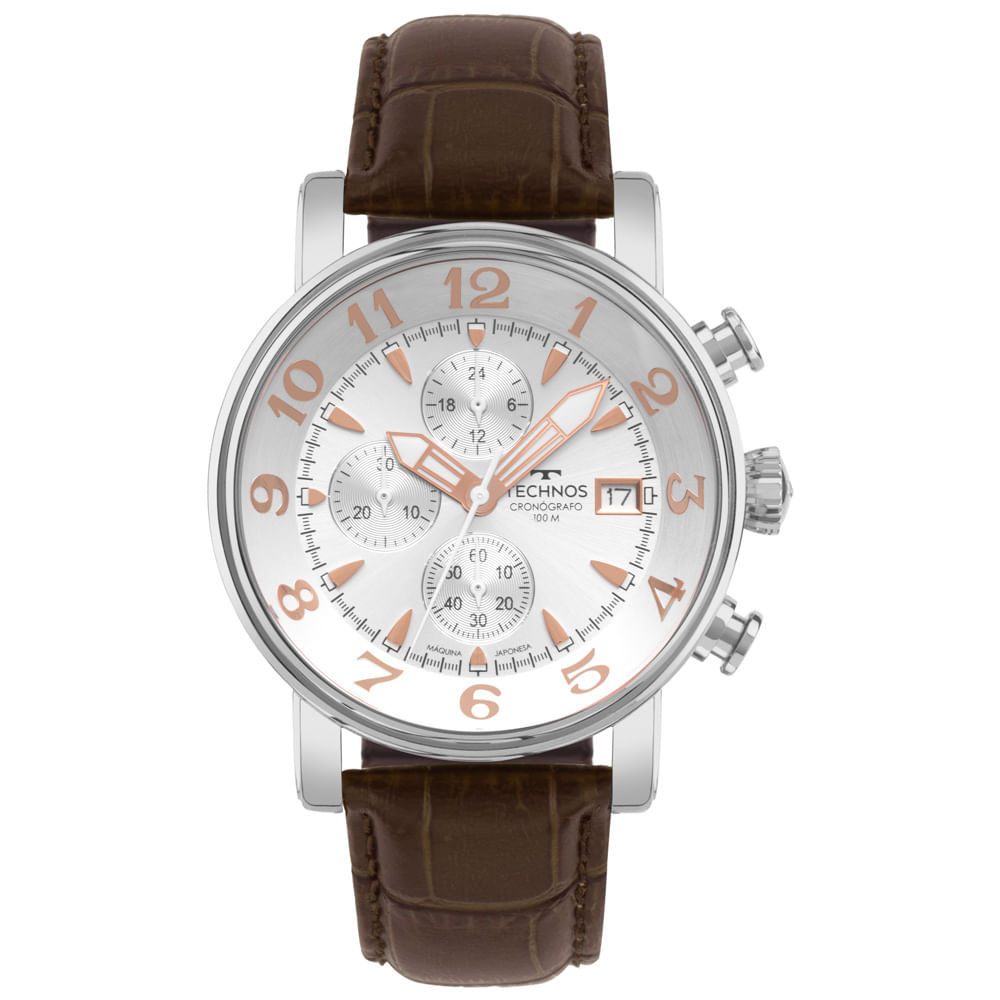 Relógio Technos Masculino Grandtech Prata - JS15EOF/0K