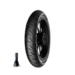 Pneu Aro 18 Michelin 80/100-18 M/C 47s Pilot Street 2 Sem Câmara + Válvula CG/TITAN 125/150 YBR E FACTOR
