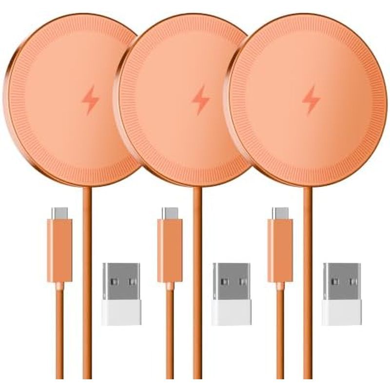 Carregador Sem Fio De 15 W Para Apple MagSafe , Almofada Magnética De Carregamen