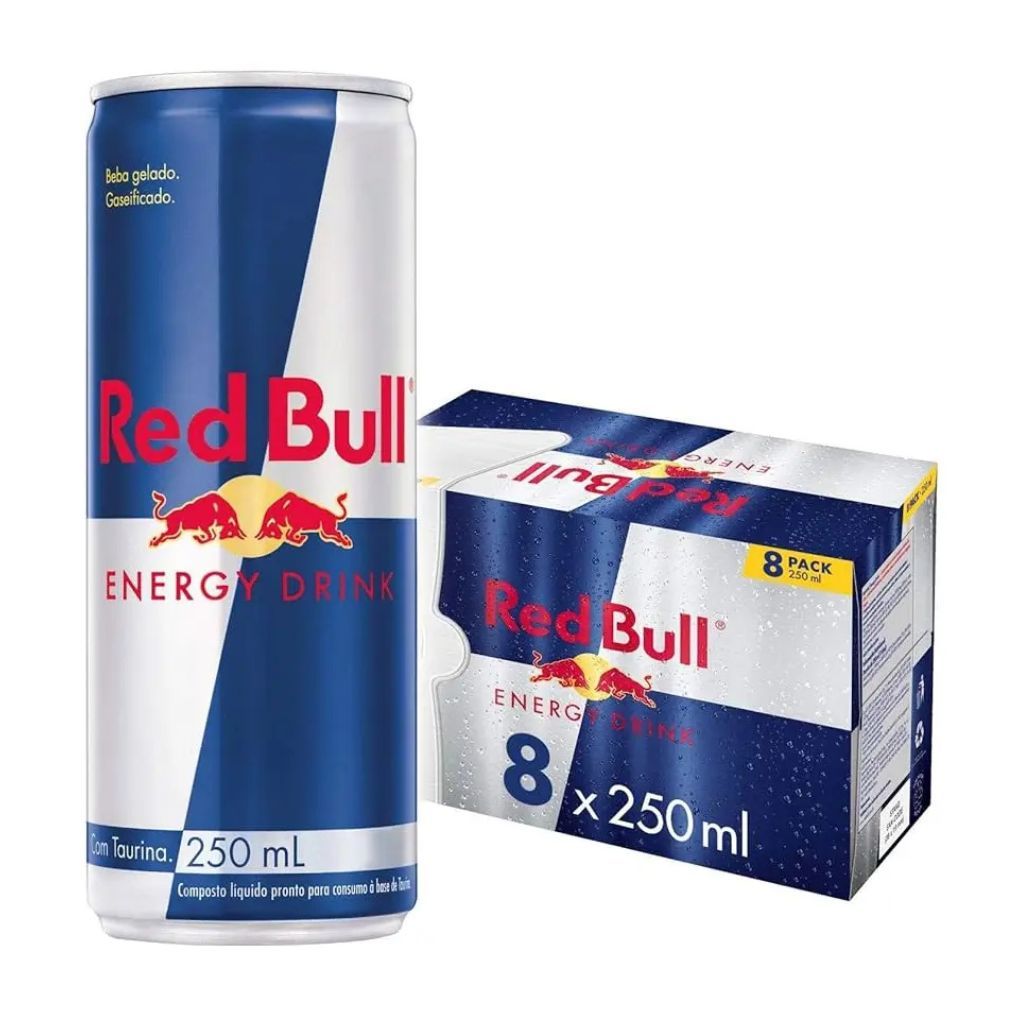 Pack De 8 Latas Red Bull Energético, Energy Drink, 250ml