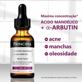 Sérum Facial AM-10 | 10% Ácido Mandélico + 1% Alfa-Arbutin