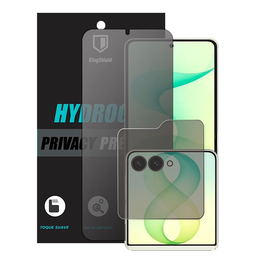 Película Para Galaxy Z Flip 8 Kingshield Gel (Tela+Visor) - Privacidade