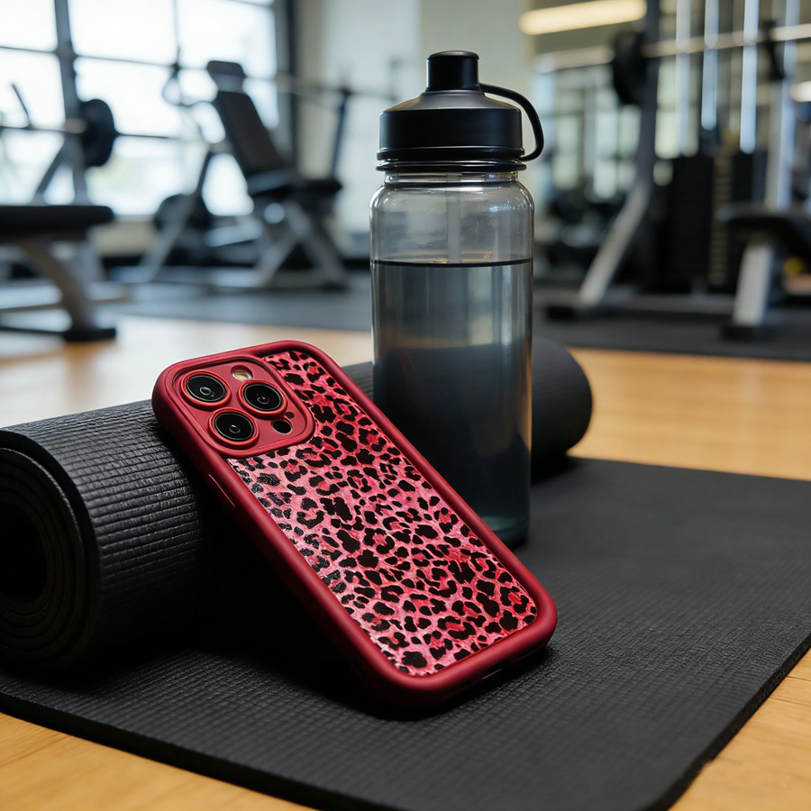 Para Motorola MOTO G86 G06 G85 G64 G54 E15 Silicone Leopardo Embalagem Cobertura
