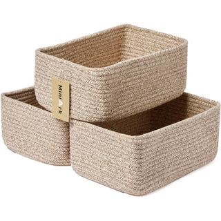 Cesto de armazenamento pequeno MiniArk, usado para organizar itens. |     Recipientes para organização de guarda-roupa |
