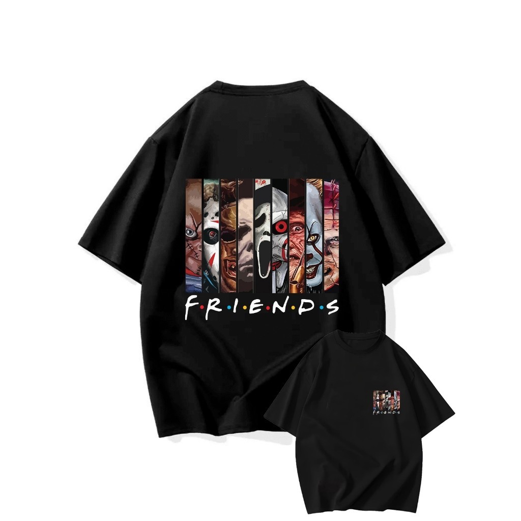 Camiseta Halloween Filmes de Terror Personagem Gótico Masculina e Feminina Streetwear Alta Qualidade - Vibe Camiseteria