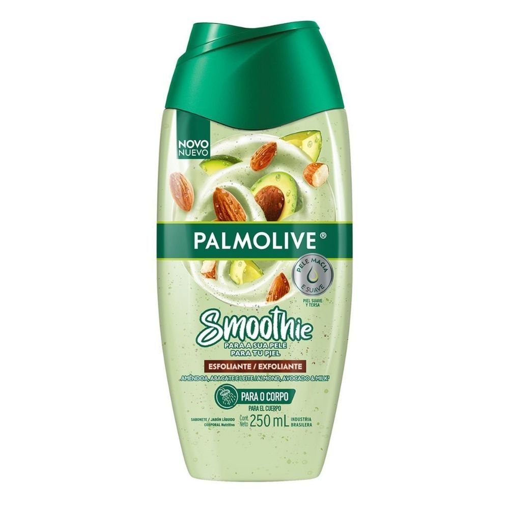 Sabonete Líquido Esfoliante Palmolive Smoothie Amêndoa, Abacate e Leite 250ml