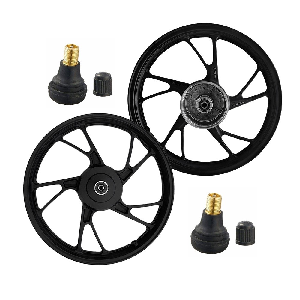 Par Rodas jante rodão Liga Shiver Pe De Galinha Titan Fan 150 Start 160 Freio Tambor Spec Shiver + BICOS