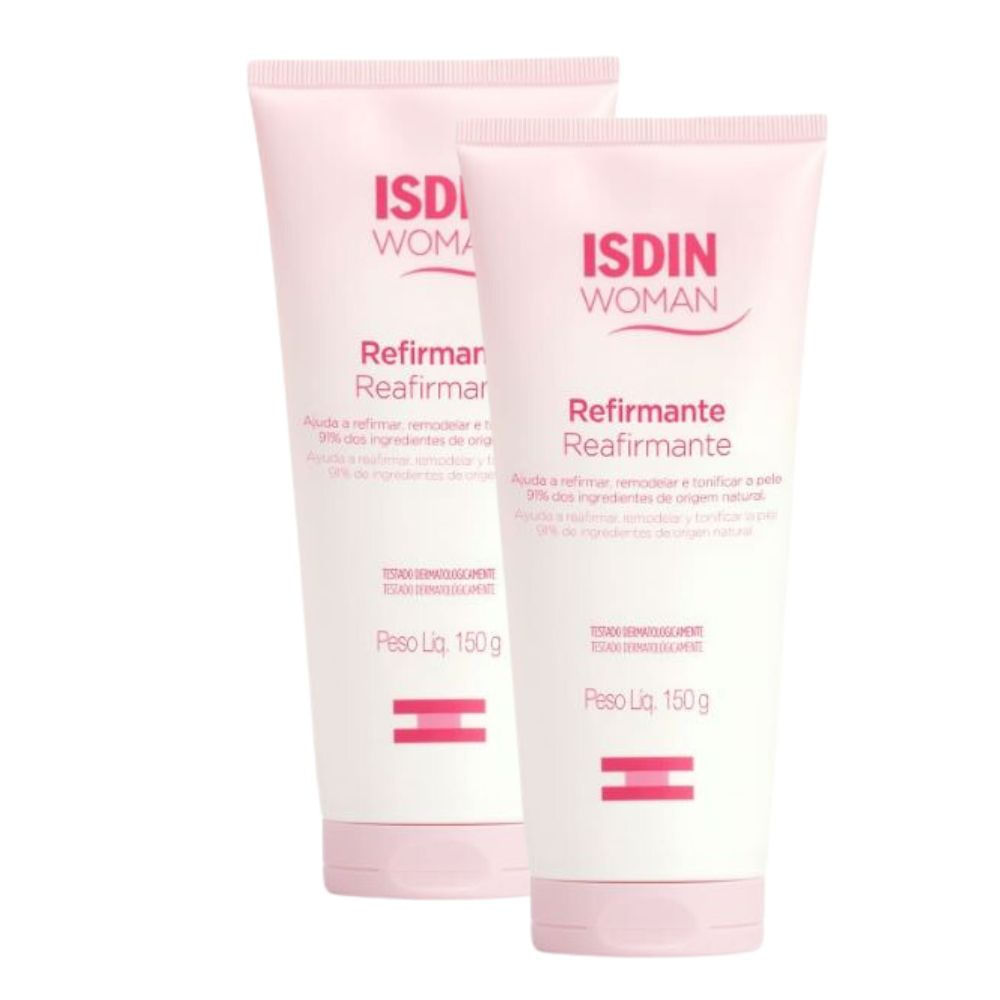 Kit 2 Creme Firmador Corporal Isdin Woman Refirmante 150g