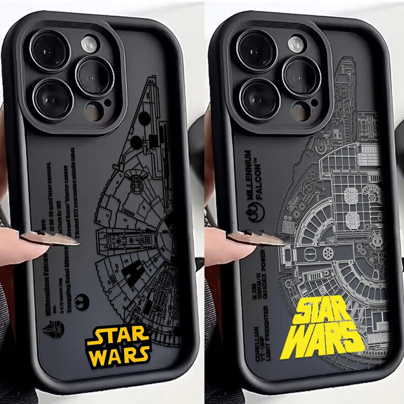 Capa de Telefone de Luxo com Tema de Anime Star Wars para Motorola Moto Edge 70 