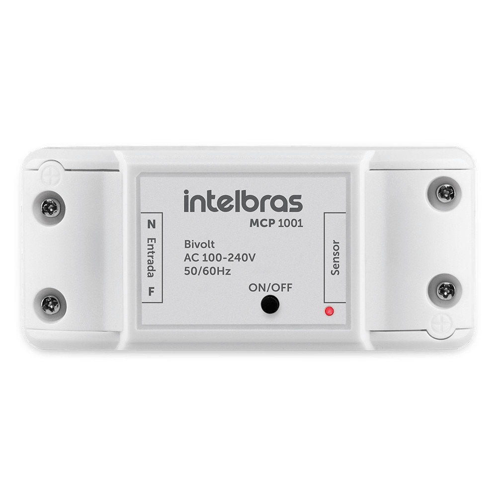 Acionador de Portão Wi-Fi Compatível com Alexa MCP 1001 Branco Intelbras