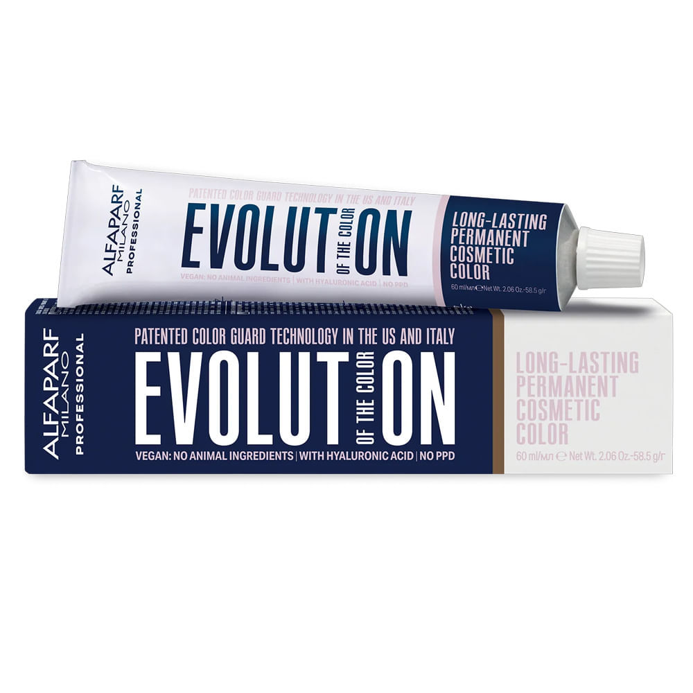 Tintura Creme Alfaparf Evolution Louro Médio Dourado Irisé 7.32