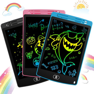 Lousa Magica Tela LCD Colorida Infantil Tablet de Desenho com Botao Apagar