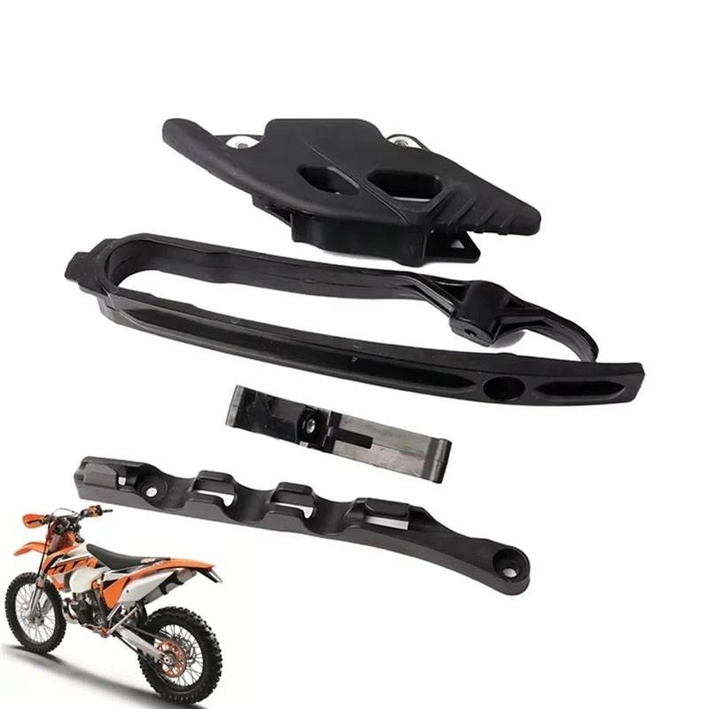 4 Pçs Guia De Corrente Da Motocicleta Protetor Polia Tubulação Braçadeira Kit Para SX SXF XC XCF XCW XCFW XWF EXC GASGAS