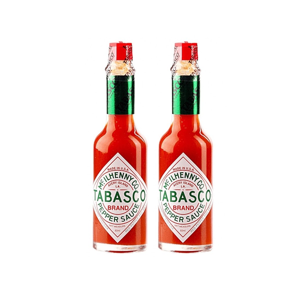 MOLHO DE PIMENTA ORIGINAL TABASCO 60ML KIT 2 UNIDADES