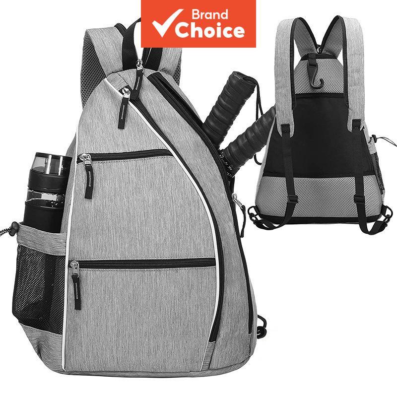 Bolsa de Pickleball LeftLimit, Bolsa Tiracolo com Raquete e Bola de Salão | Homens e Mulheres, Gancho de Rede