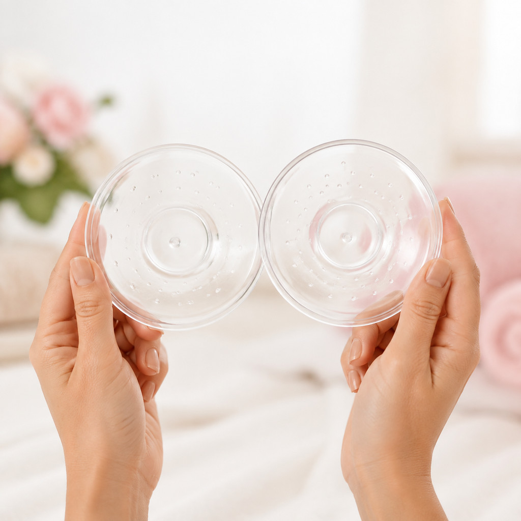 Conchas Protetoras Para Amamentação Babylip Silicone Com 2un