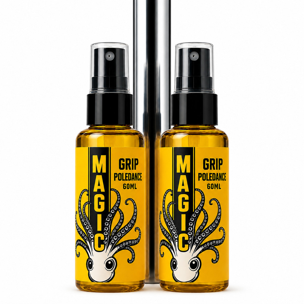Kit 2 Poulpo Sports Mágic Grip Poledance 60ml Cola Líquida Para Pole Dance E Esportiva