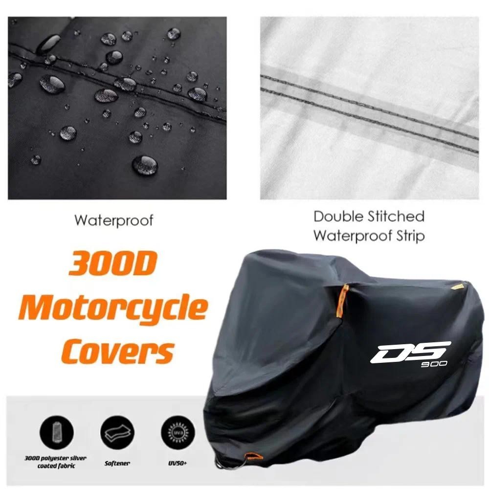 Capa Protetora De Motocicleta À Prova De Vento Revestida De Prata 300D Grossa Para Voge DSX 900 DS900X 900 2024