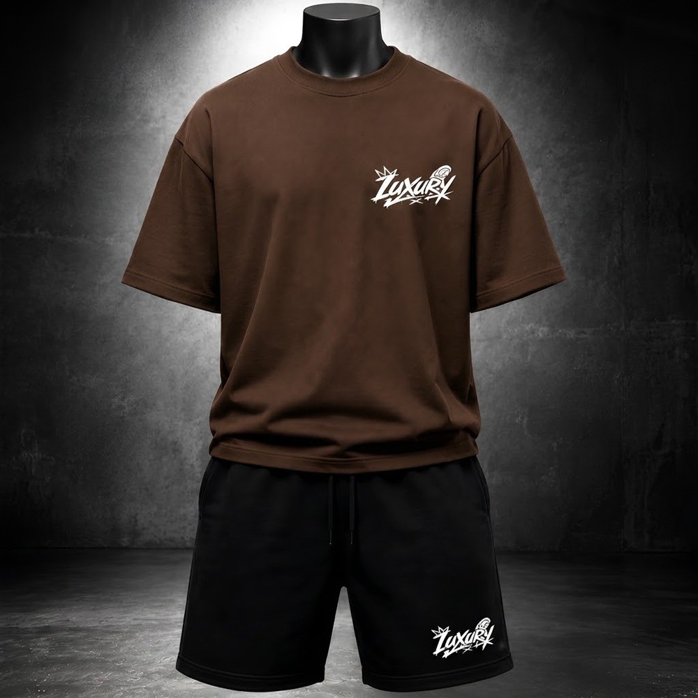 Kit Bermuda Masculino Infantil Conjunto Menino Infantil Kit Conjunto infantil Bermuda + Camisa Kids