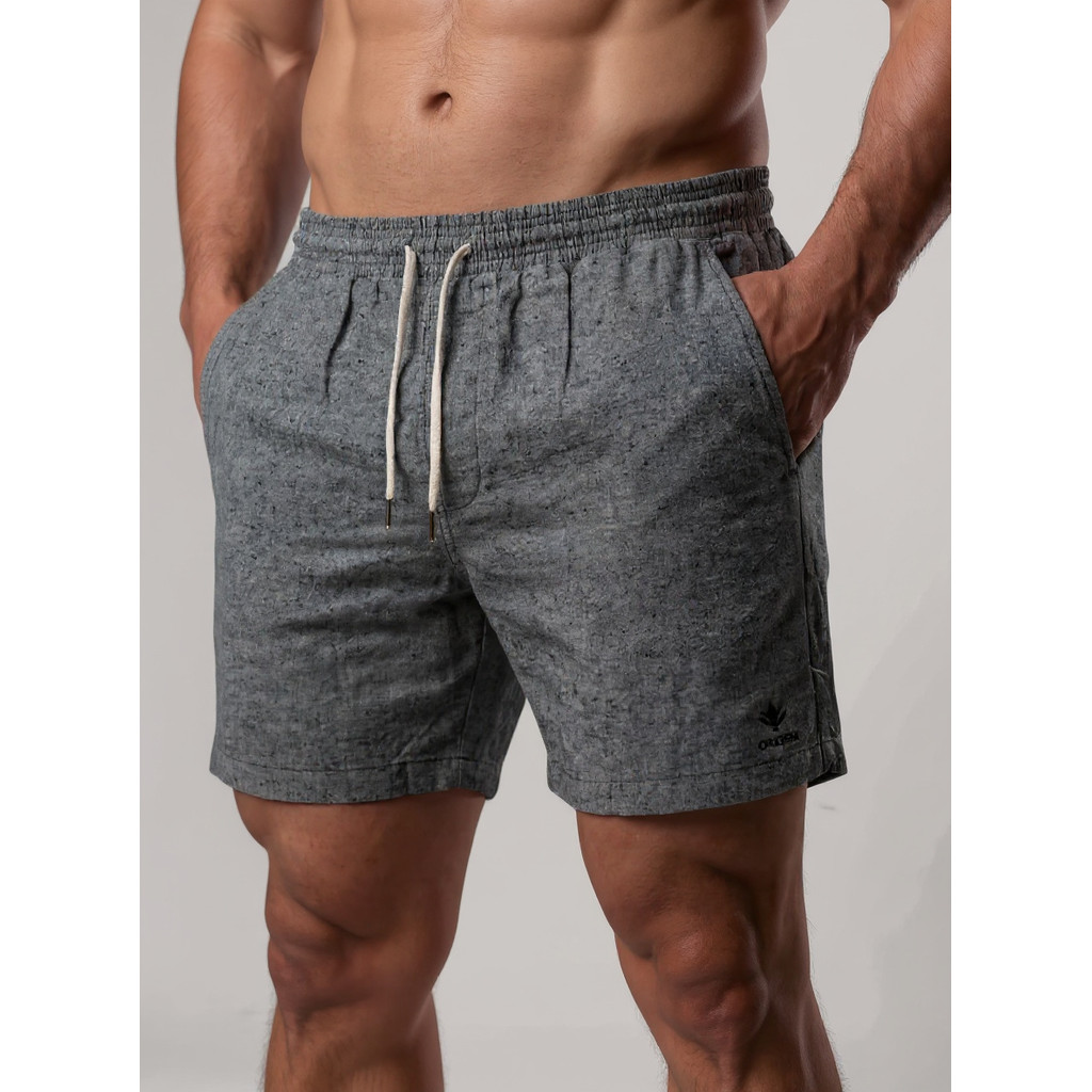 Kit 2 Bermudas Masculinas Linho Elastano Praiana Confortável Verão — VD Glamour Butique