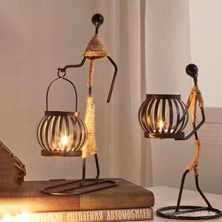 Ferro forte apoio casa decoração romântico restaurante BR
