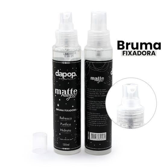 Bruma Fixadora Matte Magic Fixação Intensa e Controle de Oleosidade 120ml - Dapop