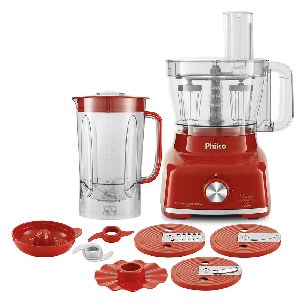 Imagem Multiprocessador Philco Multifunções 9 em 1 1400W PMP1600V