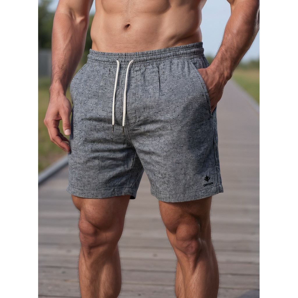Kit 2 Bermudas Masculinas Linho Elastano Praiana Confortável Verão — DOCE LAR store