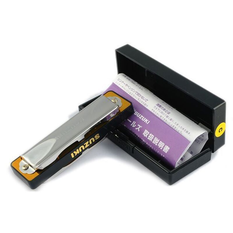 Japão SUZUKI SUZUKI Iniciante MR-200 Profissional Iniciante 10 Furos Introdutório Blues Dez Buracos Bruce Harmonica G