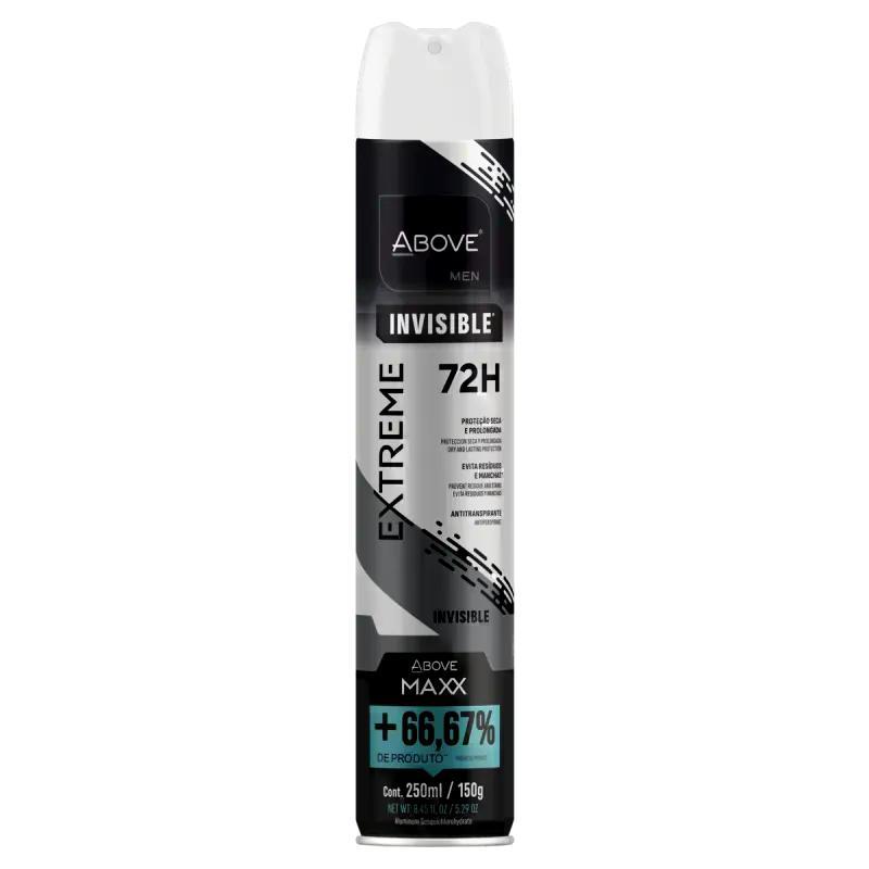 Desodorante Men Maxx Extreme Invisible 250ml Aero - Above