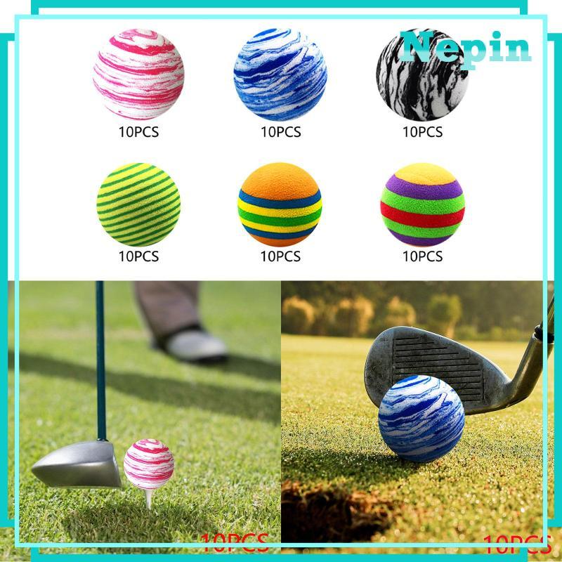 [Nepin] Bolas De Treinamento De Golfe Leves E Reutilizáveis Soft Espuma EVA Elástica Durável Auxiliares De Prática De Ba