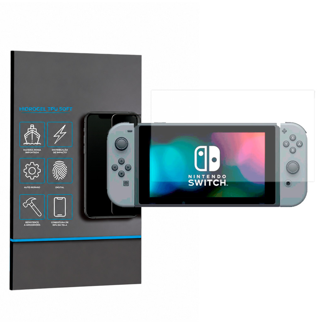 Película Hidrogel HD Frontal Para Video Game Nintendo Switch V2
