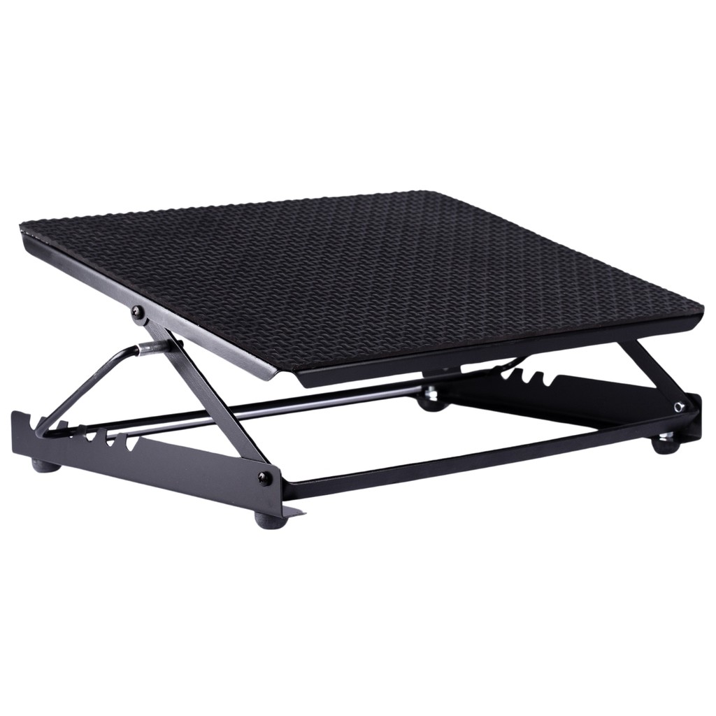 Apoio Descanso para os Pés Ergonômico com 6 Regulagens De Altura E Com Inclinação Home Office Escritório Trabalho NR17